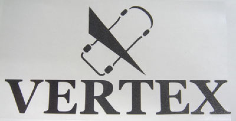 画像3: VERTEX切り文字ステッカー W120mm