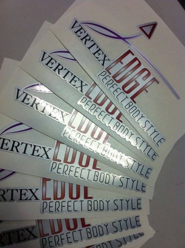 画像1: VERTEX EDGE PERFECT BODY STYLE ステッカー (1)