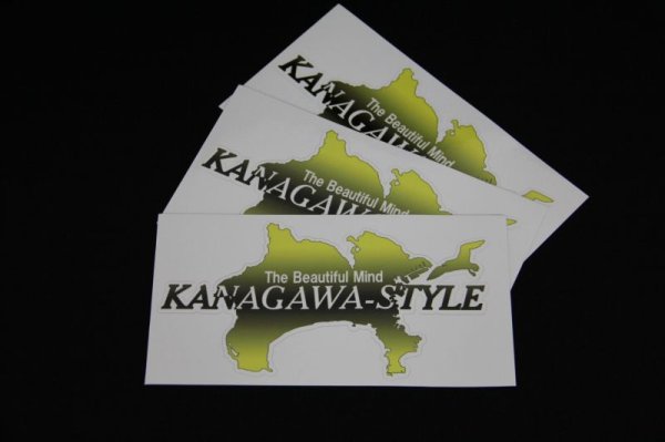画像1: ＫＡＮＡＧＡＷＡ-ＳＴＹＬＥ／神奈川スタイルステッカー　イエロー (1)