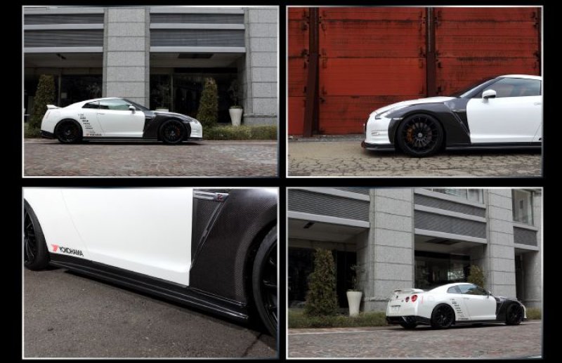 画像1: 【R VERTEX】GT-R R35 サイドステップディフューザー