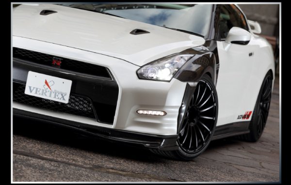 画像1: 【R VERTEX】GT-R R35 フロントバンパー用パネル (1)