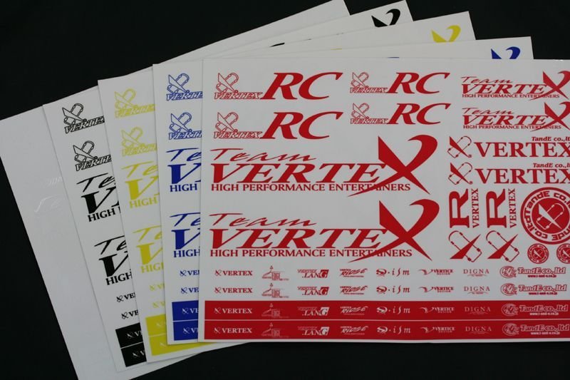 画像1: 【VERTEX-RC】ステッカー Ver.2 (1)
