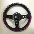 画像2: VERTEX ステアリング「VERTEX 1996 PINK」90mmDEEP/33φ (2)