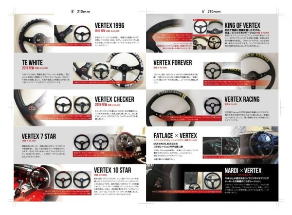 画像3: VERTEX ステアリング「VERTEX 1996 PINK」90mmDEEP/33φ (3)