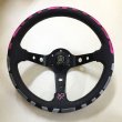 画像1: VERTEX ステアリング「VERTEX 1996 PINK」90mmDEEP/33φ (1)