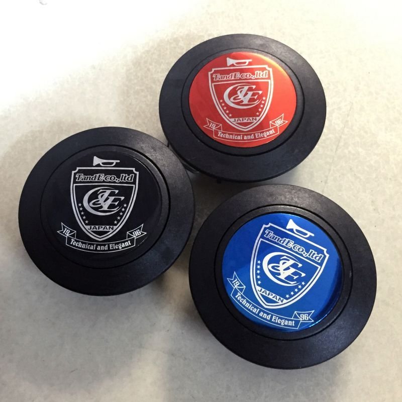 画像1: T&E EMBLEM HORN BUTTON (T＆E エンブレムホーンボタン) (1)