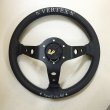 画像2: VERTEX ステアリング 「VERTEX CHECKER」 90mmDEEP/33φ (2)