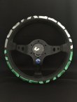 画像2: VERTEX ステアリング「VERTEX 1996 GREEN」90mmDEEP/35φ (2)
