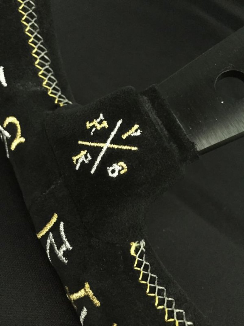 画像2: VERTEXステアリング[VERTEX HELLS Racing（ヘルスレーシング） Gold/Silver]90mmDEEP/33Φ SUEDE TYPE/Designed by JUN WATANABE