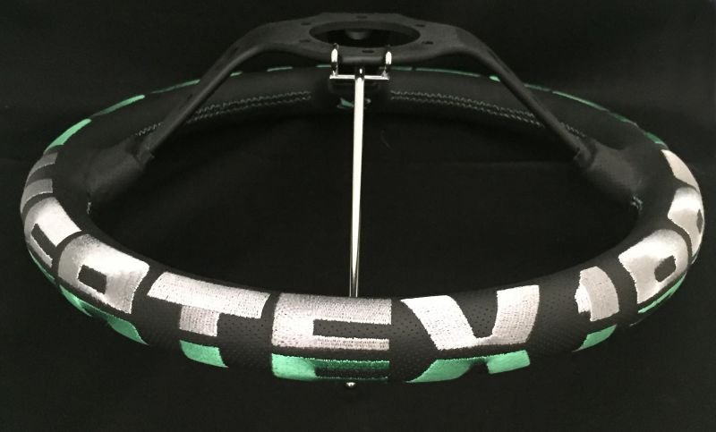 画像1: VERTEX ステアリング「VERTEX 1996 GREEN」90mmDEEP/35φ