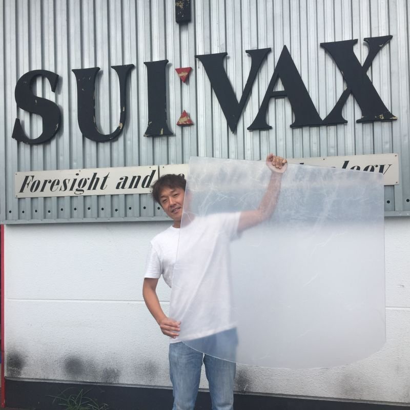 画像6: 両面耐候処理済ポリカーボネイト製リヤガラス（４ｍｍ厚） (6)