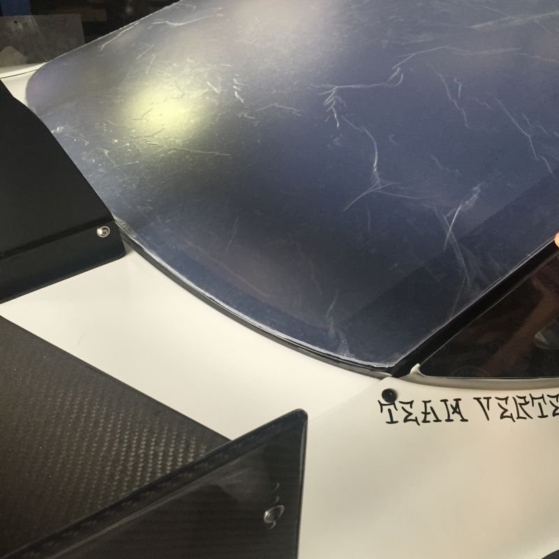 画像1: 両面耐候処理済ポリカーボネイト製リヤガラス（４ｍｍ厚） (1)