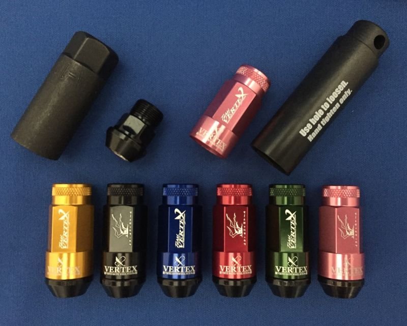 画像1: VERTEX RACING WHEEL NUTS VERSION KUMADORI/ホイールナット 隈取 (1)