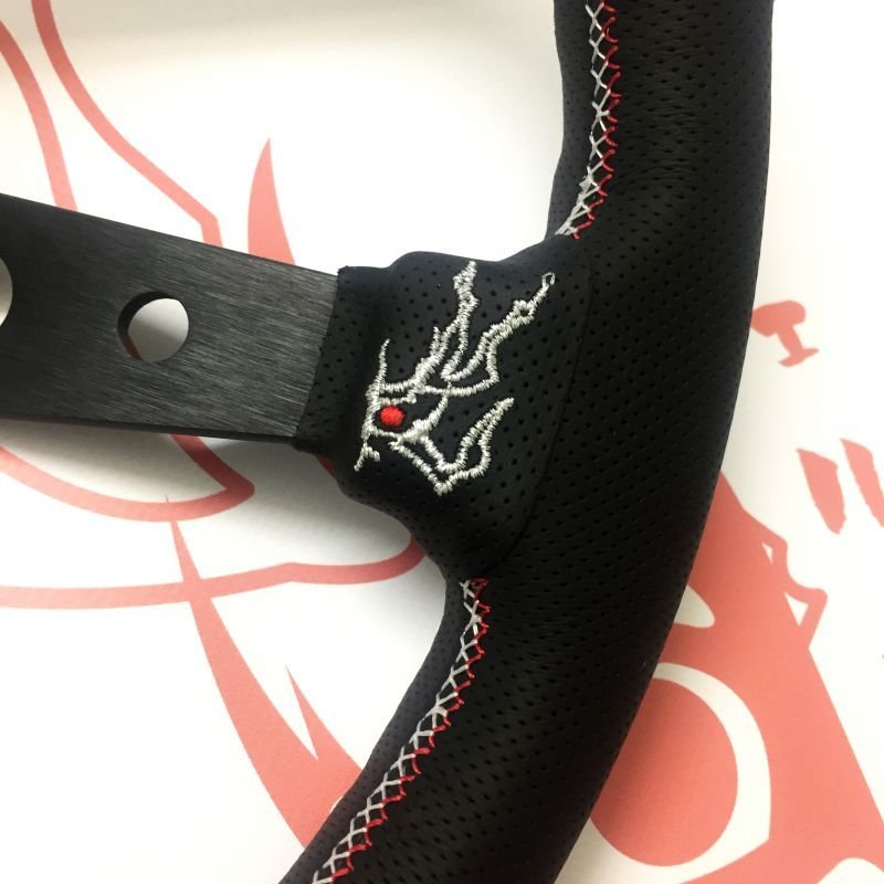 画像3: VERTEX ステアリング「VERSION KUMADORI」90mmDEEP/33Φ (3)