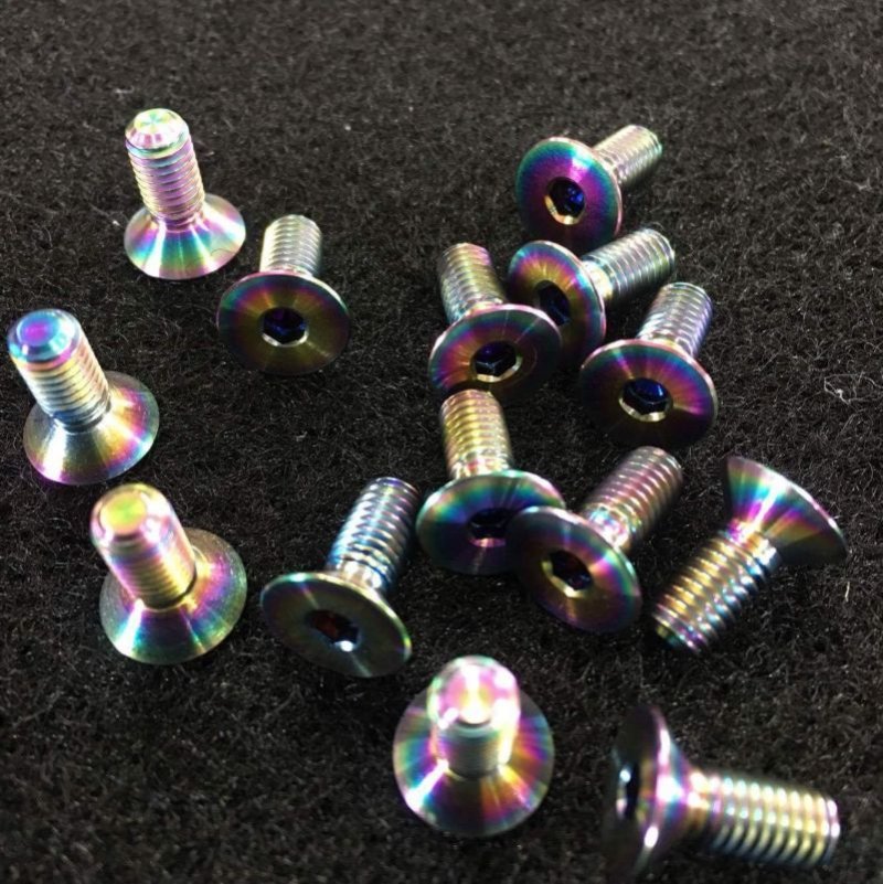 画像14: VERTEX STEERING TITANIUM BOLT 6 PICE SET（VERTEXステアリングチタニウムボルト6個セット） (14)