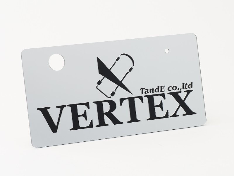 画像5: VERTEX 化粧プレート/JAPAN SIZE (5)