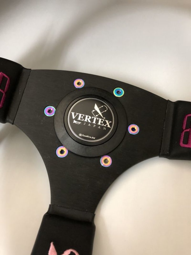 画像1: VERTEX STEERING TITANIUM TORX BOLT　 6 PICE SET（ヘッド トルクスタイプ　専用レンチ付）チタントルクスボルト