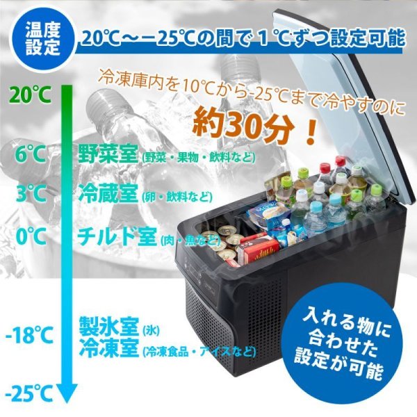 画像8: 【アウトドア・キャンプ・車中泊に!】車載用ポータブル冷凍冷蔵庫55L/会員様特価あり (8)