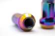 画像5: 〔オーロラ　ローレット加工〕VERTEX CHROMORY RACING NUT/ヴェルテックス クロモリ レーシングナット (5)