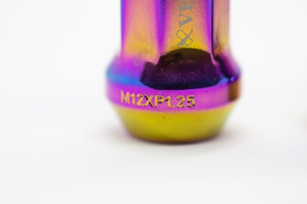 画像8: 〔オーロラ ローレット加工〕VERTEX CHROMORY RACING NUT/ヴェルテックス クロモリ レーシングナット (8)