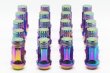 画像3: 〔オーロラ　ローレット加工〕VERTEX CHROMORY RACING NUT/ヴェルテックス クロモリ レーシングナット (3)