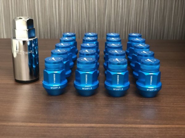 画像1: VERTEX ALUMINUM RACING NUT　35mm/ヴェルテックス アルミ レーシングナット 35ミリ (1)