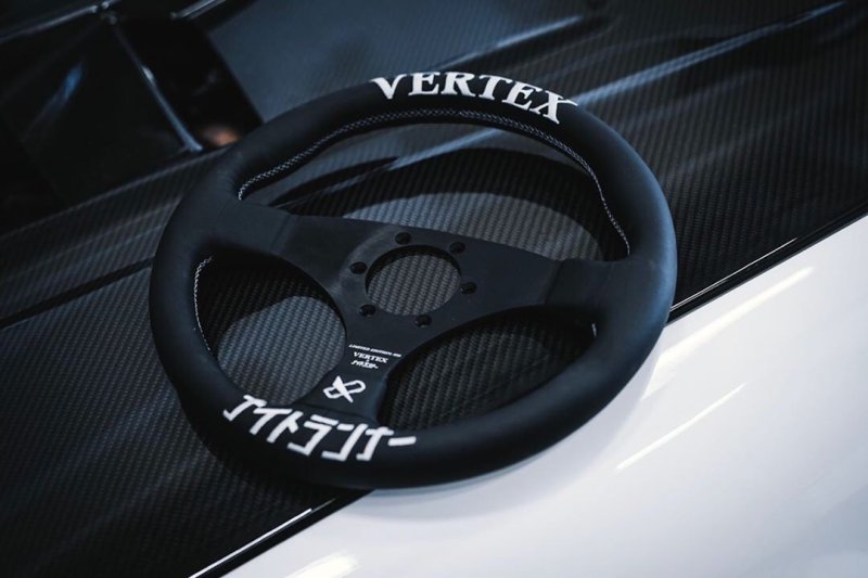 画像2: NIGHT RUNNER ×VERTEX Collaboration STEERING 2Th Model　JAPAN EDITION  (2)