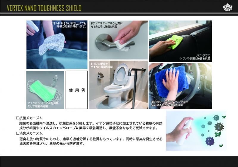 画像10: 販売特典付き[ちびゴジラ×VIRUS OFF（ウイルスオフ）]持続型抗ウイルス・抗菌・消臭対応剤　100ml+1L SET（特典ステッカー付） (10)