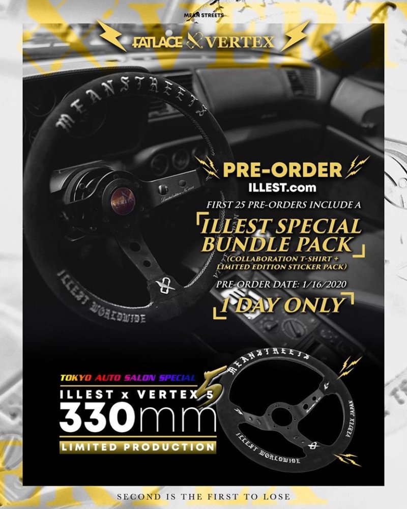 画像1: FATLACE ×VERTEX Collaboration　5Th Model　世界限定123本　シリアルナンバー入 (1)