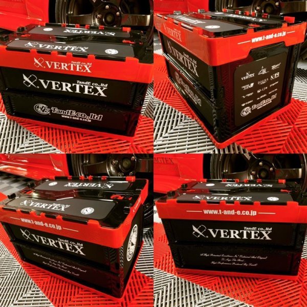 画像1: VERTEX折りタタミ式コンテナBOX（FOLDABLE CONTAINER BOX） (1)