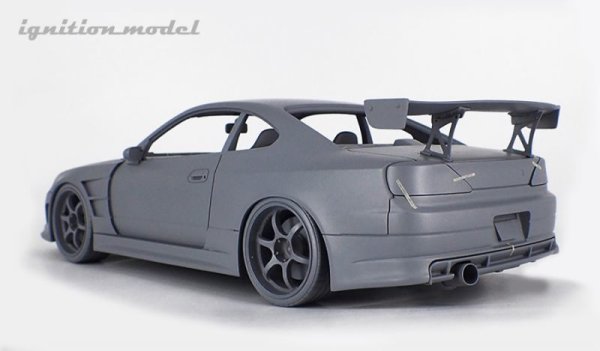 画像6: VERTEX EDGE S15 SILVIA  ブラック、カーボンボンネット仕様(1/18 Scale) (6)
