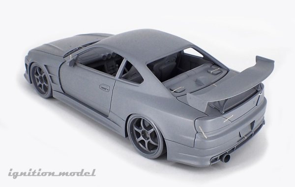 画像11: VERTEX EDGE S15 SILVIA  ブラック、カーボンボンネット仕様(1/18 Scale) (11)