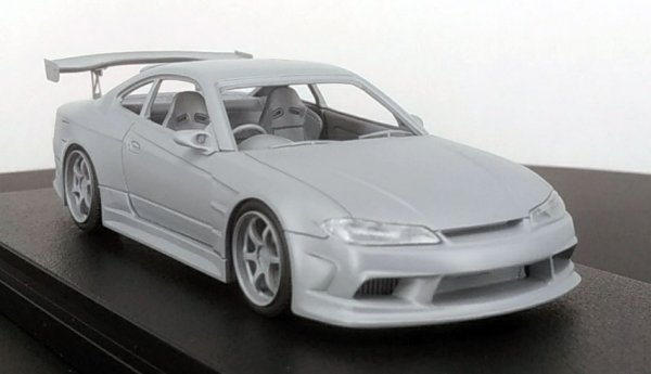 画像5: VERTEX EDGE S15 SILVIA /ブルメタ(1/43 Scale)18インチ (5)