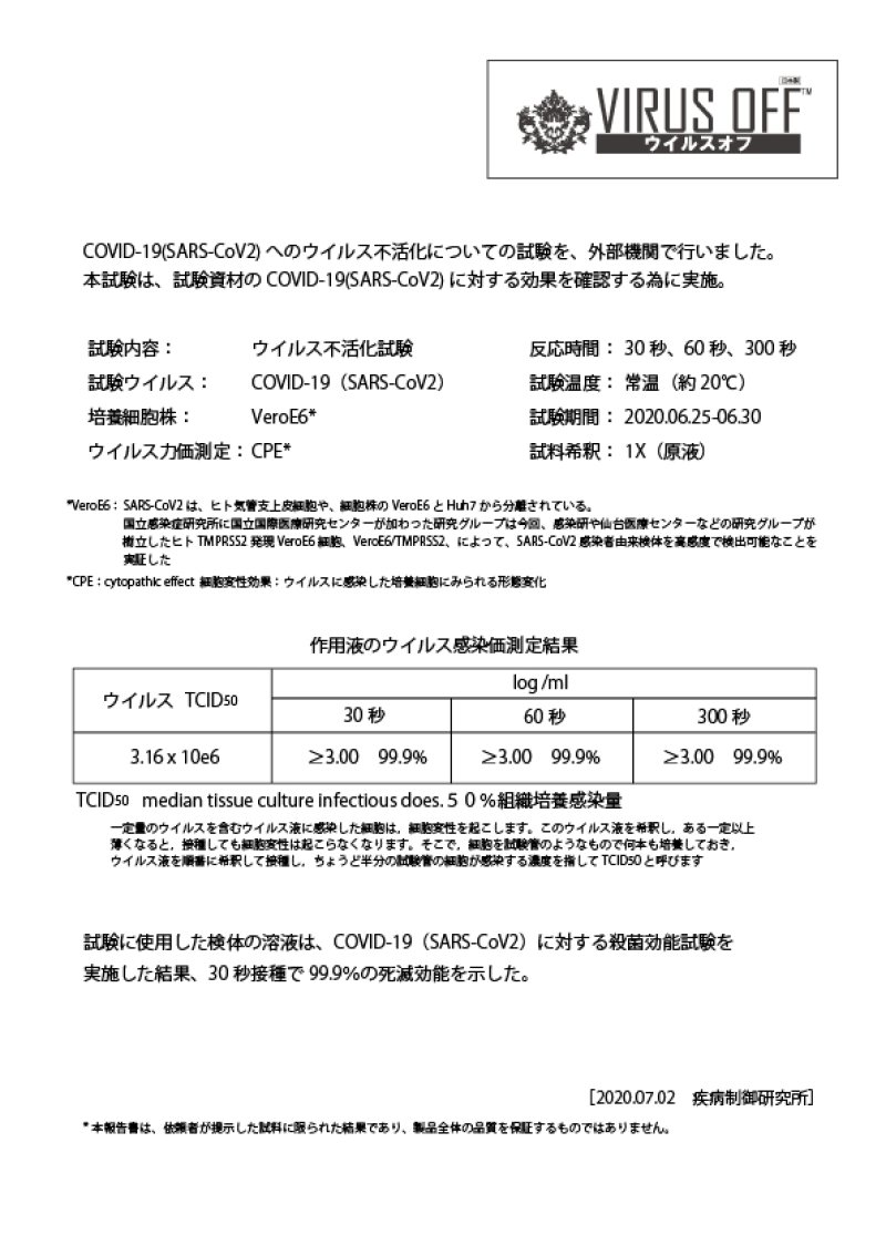 画像6: 販売特典付き[ちびゴジラ×VIRUS OFF（ウイルスオフ）]持続型抗ウイルス・抗菌・消臭対応剤　100ml+1L SET（特典ステッカー付） (6)