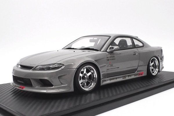 画像1: VERTEX EDGE S15 SILVIA  ダークシルバー（1/18 Scale） (1)