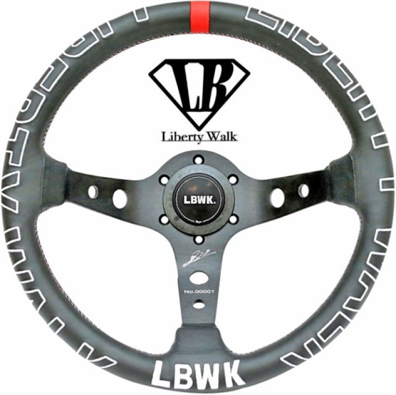 画像3: ＬＢＷＫ STEERING／リバティウォーク　世界限定１５０本　ステアリング  (3)