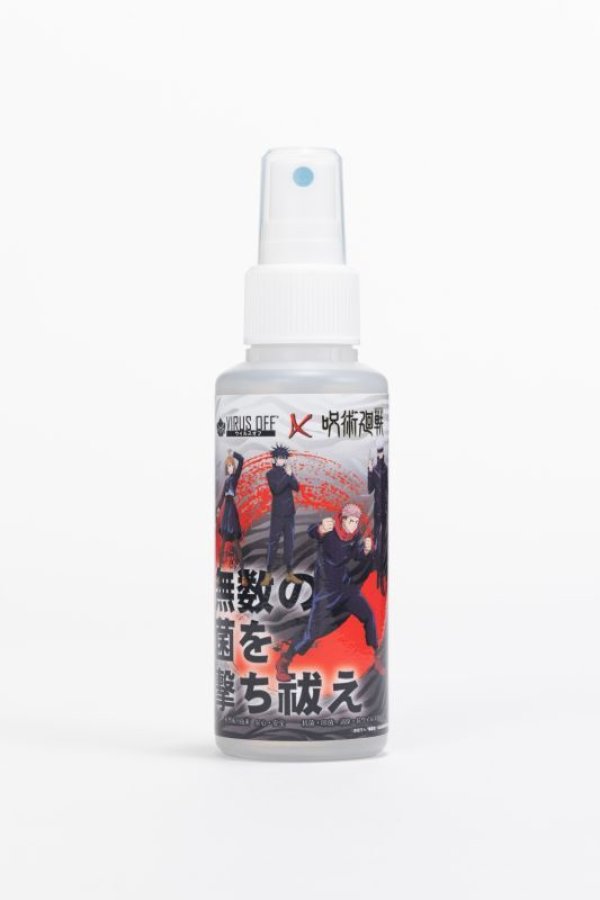 画像1: [呪術廻戦×VIRUS OFF（ウイルスオフ）]持続型抗ウイルス・抗菌・消臭対応剤　100ml　スプレータイプ (1)