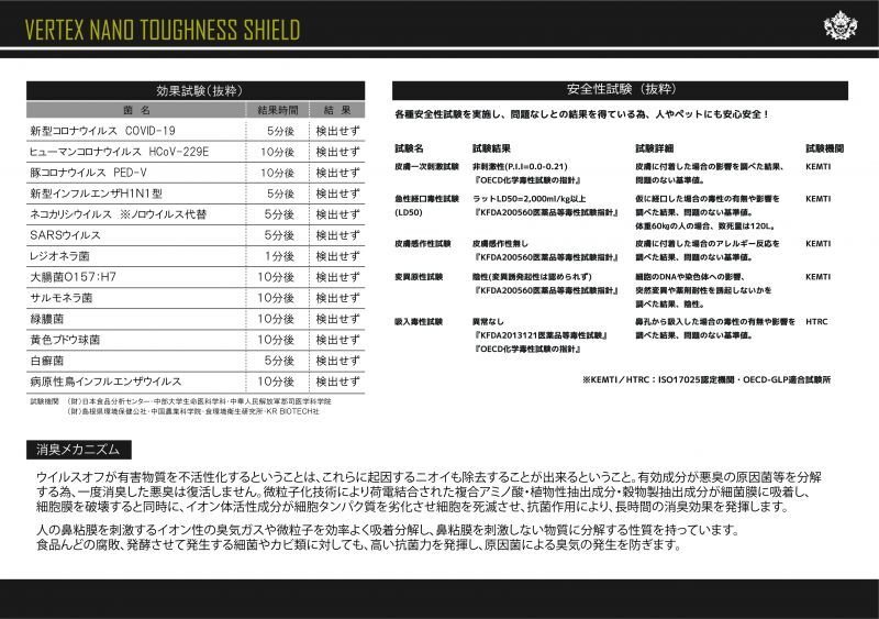 画像13: 販売特典付き[ちびゴジラ×VIRUS OFF（ウイルスオフ）]持続型抗ウイルス・抗菌・消臭対応剤　100ml+1L SET（特典ステッカー付） (13)