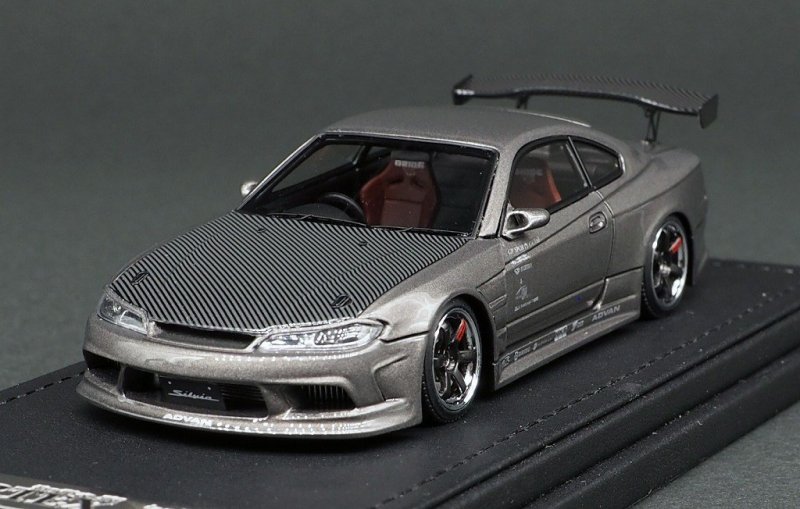 画像2: 1/43　VERTEX EDGE S15 SILVIA /Silver（IG2133）世界限定100台 (2)