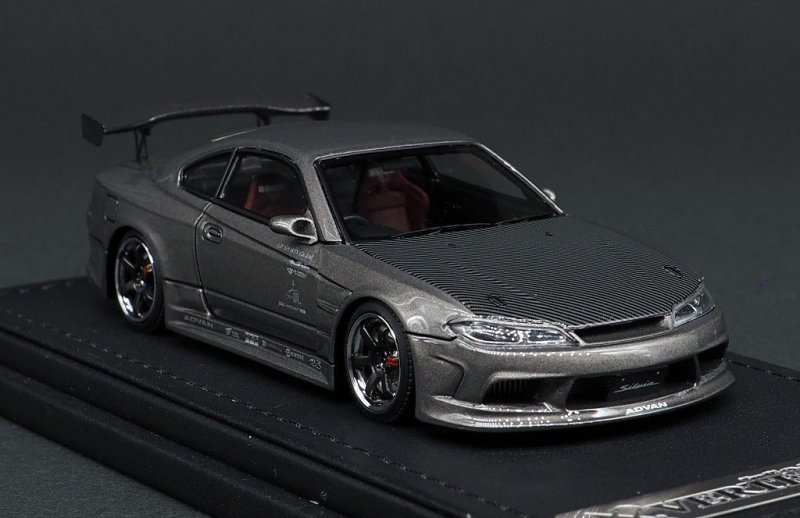 画像1: 1/43　VERTEX EDGE S15 SILVIA /Silver（IG2133）世界限定100台 (1)