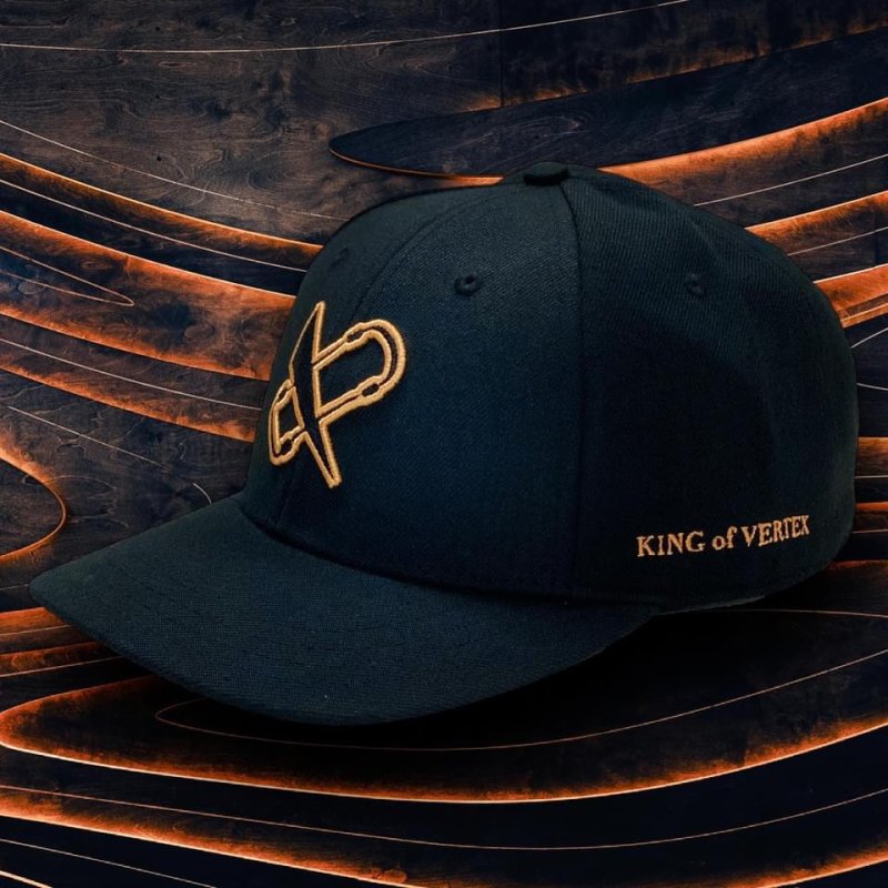 画像1: KING of VERTEX Hat GOLD＆BLACK／アメリカより逆輸入！限定販売品 (1)
