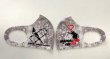 画像1: BRANDALISED x VERTEX  Love Rat 抗ウイルスマスク（ラヴ ラット：バンクシーグラフティアート）　 (1)
