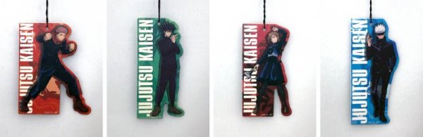 画像1: 呪術廻戦　吊り下げ式エアーフレッシュナー（15%OFF）【１年生コンプリートセット】 (1)