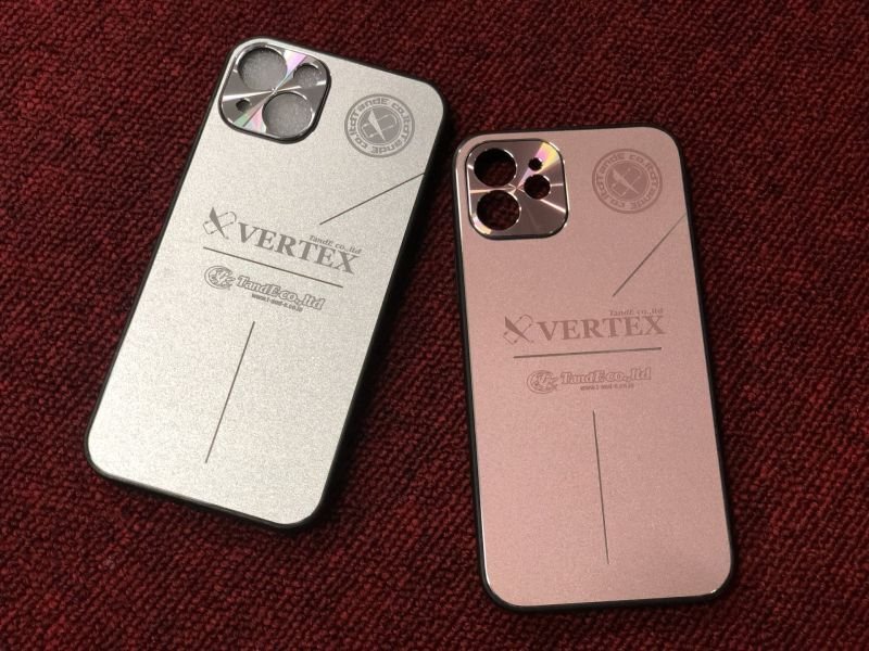 画像1: VERTEX  iPhone CASE ROSE GOLD／ヴェルテックス　アイフォーンケース　ローズゴールド　for  iPhone11~15　ALL LINEUP　 (1)