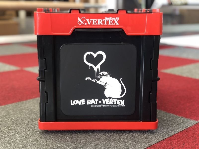 画像3: BRANDALISED x VERTEX バンクシー”Love Rat” 折りタタミ式コンテナBOX(BANKSY ART FOLDABLE CONTAINER BOX)