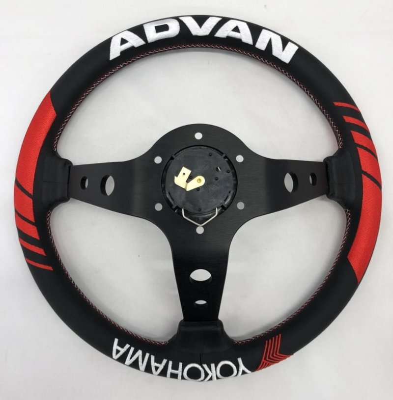画像2: ADVAN x VERTEX RACING STEERING　SUEDE／ヨコハマタイヤ　スエード仕様[世界限定１５０本]  (2)