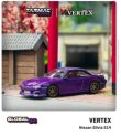 画像1: 1/64　VERTEX RIDGE S14 SILVIA /Purple Metallic(パープルメタリック）TARMAC Works ダイキャスト (1)