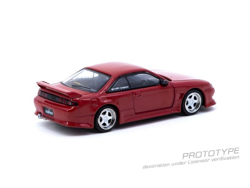 画像3: 1/64　VERTEX RIDGE S14 SILVIA /RED Metallic(レッドメタリック）TARMAC Works ダイキャスト (3)