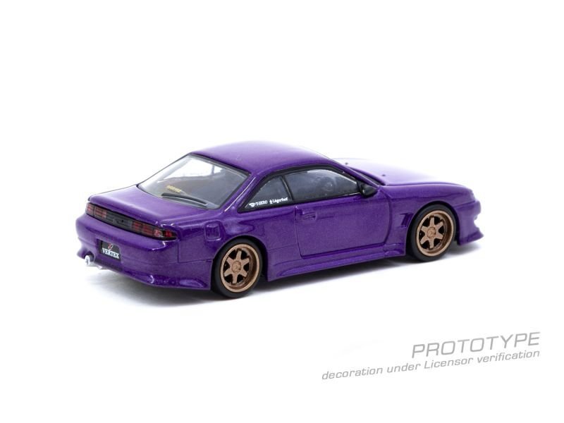 画像3: 1/64 VERTEX RIDGE S14 SILVIA /Purple Metallic(パープルメタリック)TARMAC Works ダイキャスト