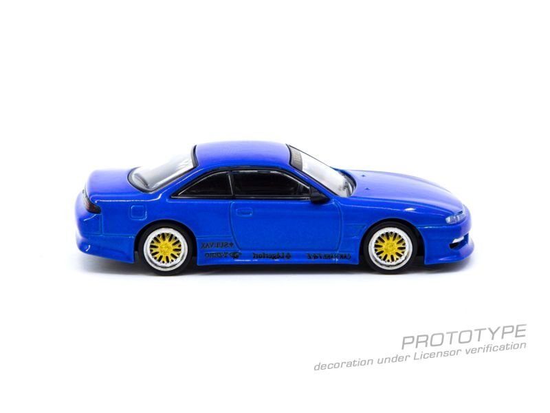 画像5: 1/64　VERTEX RIDGE S14 SILVIA /BLUE Metallic(ブルーメタリック）TARMAC Works ダイキャスト (5)